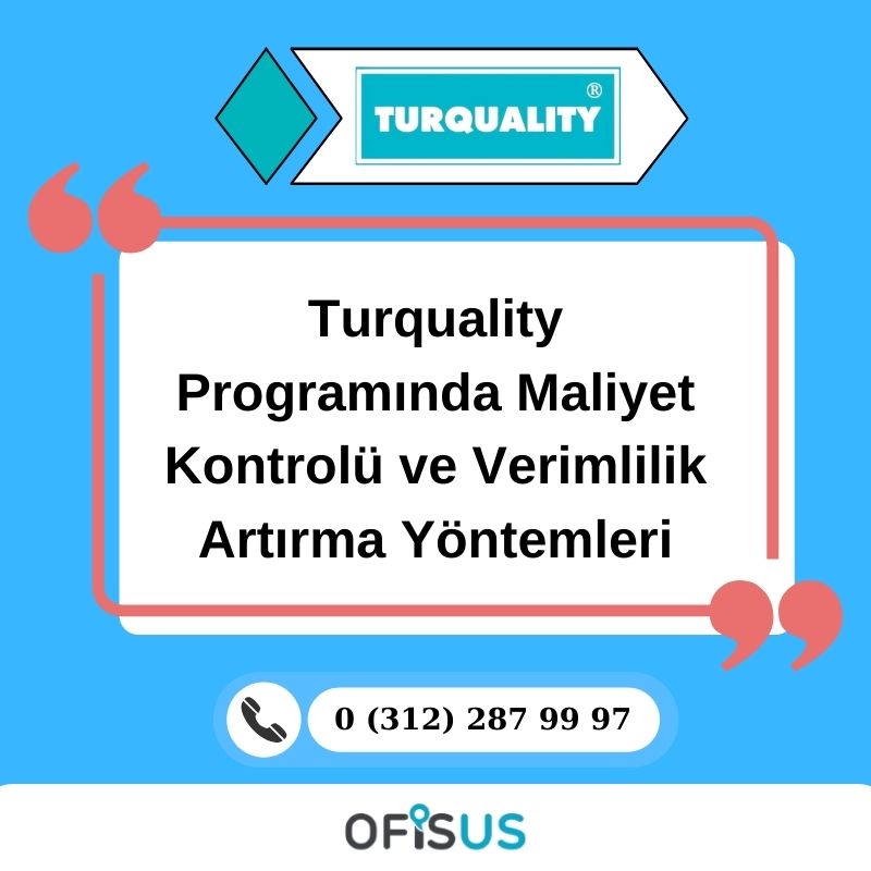 Turquality Programında Maliyet Kontrolü ve Verimlilik Artırma Yöntemleri