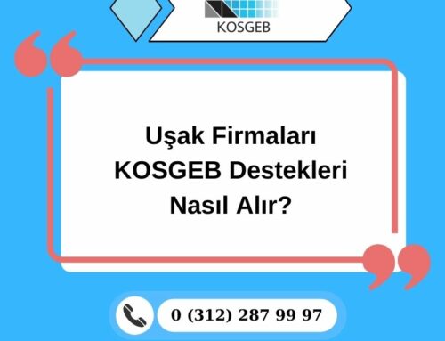 Uşak Firmaları KOSGEB Destekleri Nasıl Alır?