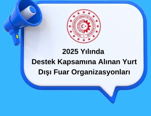 2025 Yılında Destek Kapsamına Alınan Yurt Dışı Fuar Organizasyonları