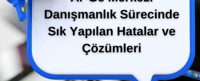 Ar-Ge Merkezi Danışmanlık Sürecinde Sık Yapılan Hatalar ve Çözümleri