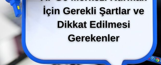 Ar-Ge Merkezi Kurmak İçin Gerekli Şartlar ve Dikkat Edilmesi Gerekenler